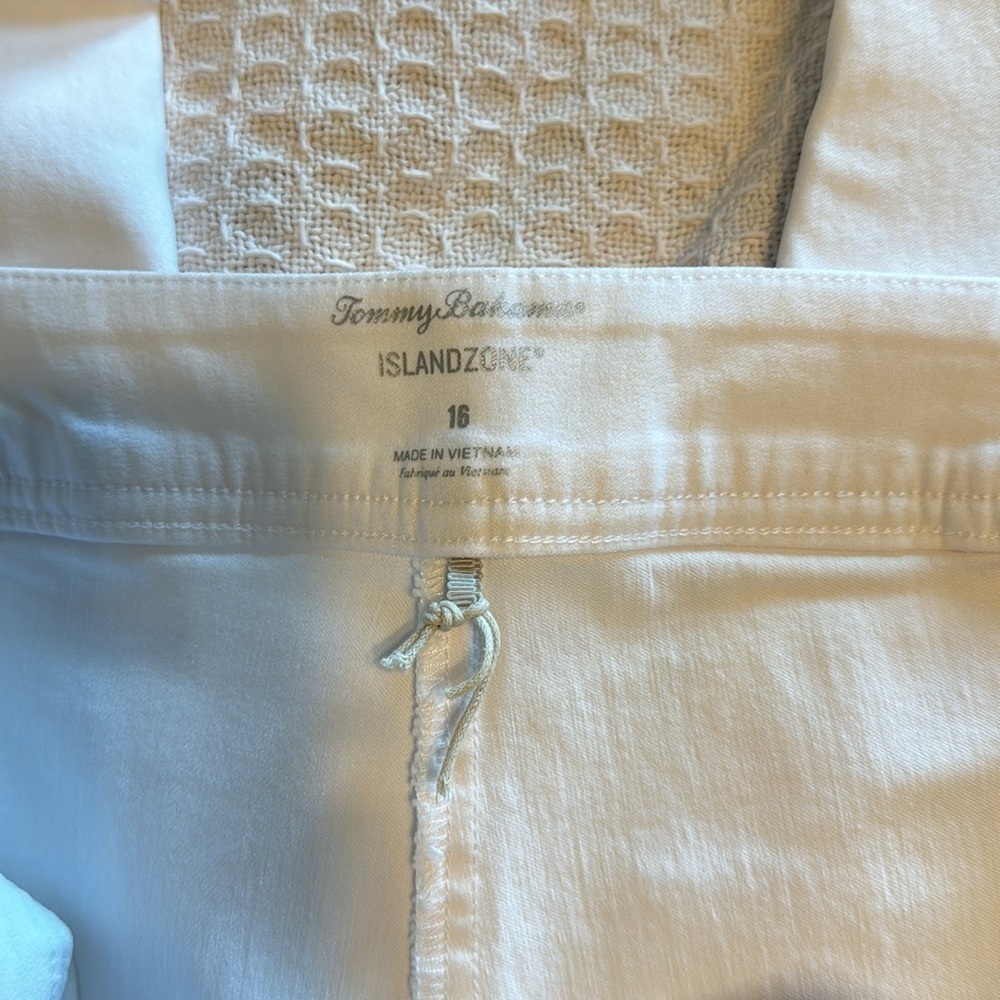 Tommy Bahama White Island‎ Zone Cropped Pull On Pants - Picture 9 of 13